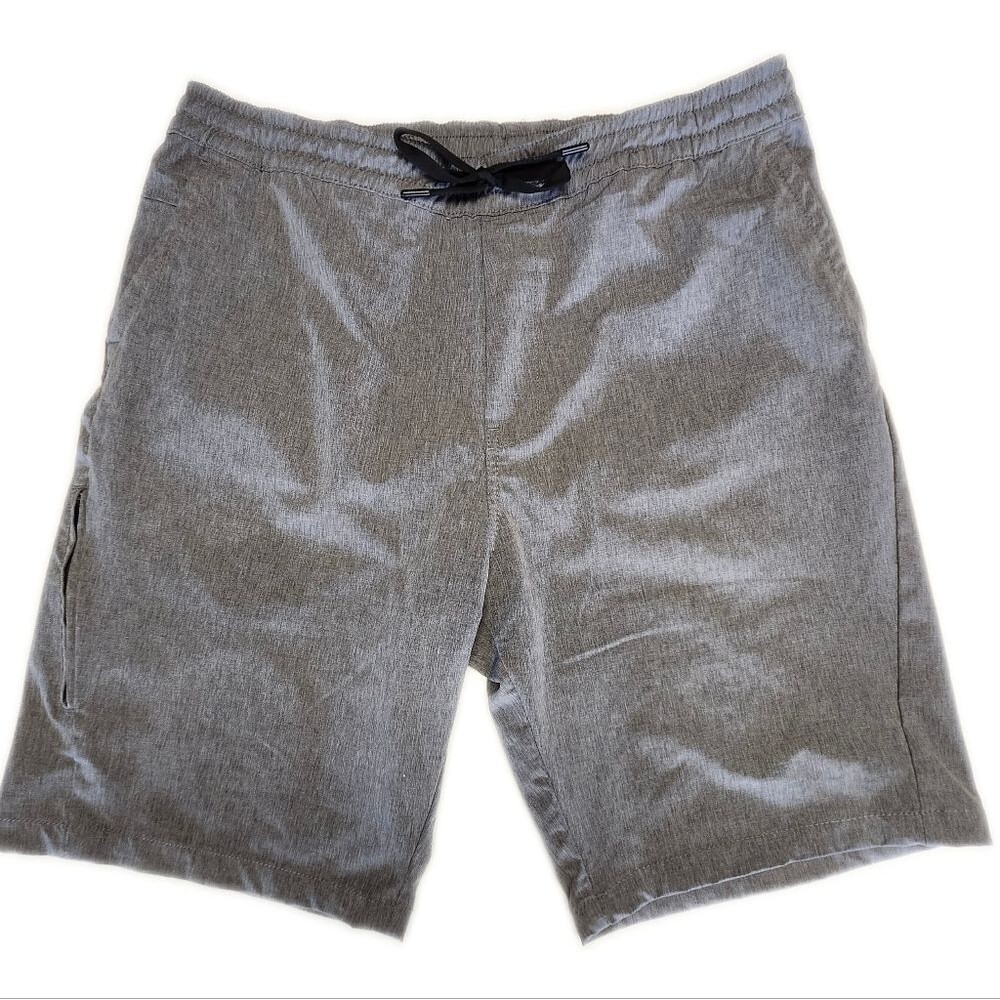 Kenneth Cole New York Stretch Drawstring Waist Men's Gray Shorts, XL